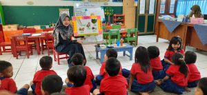 Dosen Pembimbing Lapangan, Guru Pamong dan Mahasiswa Program Lapangan Prasekolah Jurusan Pendidikan Islam Anak Usia Dini