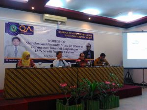 Workshop Standarisasi Fomulir Mutu dengan  menyempurnakan prosedur operasional standar (SOP)