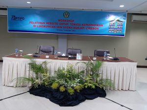 Worshop Pelatihan Website Untuk Tenaga Kependidikan di Lingkungan IAIN Syekh Nurjati Cirebon