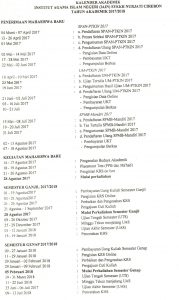 Kalender Akademik 2017/2018